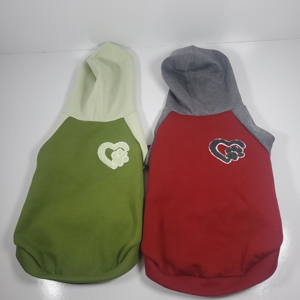 (2) Kyeese Wear Dog Hoodie Sweatshirt Large